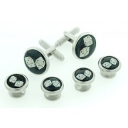 Two Dice Cufflinks and Studs Two Dice Cufflinks and Studs